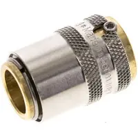 Tameson Messing DN 9 Tempereerkoppeling Snelkoppeling D13 mm Loskoppelbeveiliging