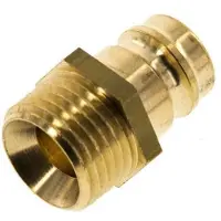 Tameson Messing DN 9 Tempereerkoppeling Insteeknippel M16x1.5 Buitendraad [5 Stuks]