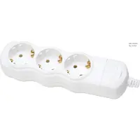 Kopp 3-poorts stekkerdoos Arctic Wit Zonder Snoer - 120301007 [5 stuks]