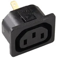Kaiser Martin Invoerstopcontact C13 70 Graden Snap-In Bevestiging - 796/10/63/sw [50 stuks]