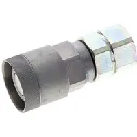 Tameson Stalen DN 15 Vlakdichtende Koppeling Insteeknippel G 3/4 inch Binnendraad ISO 16028 D M43 x 2