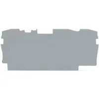 Wago TopJob S Eind En Tussenplaat 1mm Grijs - 2004-1391 [20 Stuks]