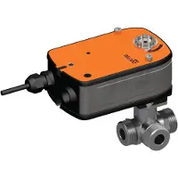 Belimo 3-Weg Geregelde Klep G1 Kvs0.63 230VAC Fail-Safe NO 75s 2-Punt 4Nm IP54 SPDT R509/LRF230-S-O