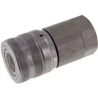 Tameson Stalen DN 19 Vlakdichtende Koppeling Snelkoppeling G 3/4 inch Binnendraad ISO 16028 D 30mm