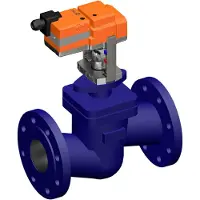 Belimo Klepafsluiter 18mm Flens DN100 Kvs125 24VAC/DC 150s 2/3-punts 1500N IP54 H6100X125-SP2/SV24A-TPC