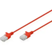 Digitus DK-1618-015S-R Patchkabel CAT 6 U-UTP Slim 15m Rot