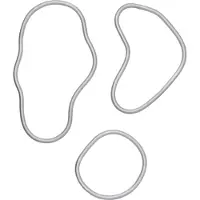 Ferm Living Pond onderzetter 3-delig Aluminium