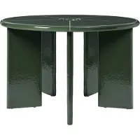 Ferm Living Deya Tafel Ø120 Donkergroen - Eettafels & bartafels Beton Dark Green - 1104272976