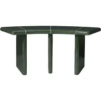Ferm Living Deya curved zitbank Donkergroen, 110x40x45,5 cm