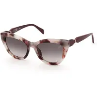 Blumarine SBM240 Rosso marmorizzato 53/19/140 WOMAN Zonnebrillen