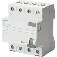 Siemens Aardlekschakelaar 4-polig 63 A 0.5 A 400 V Siemens 5SV3746-6