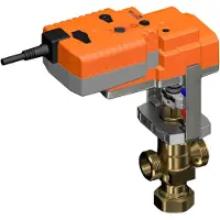 Belimo Klepafsluiter 15mm G1-1/4 Kvs6.3 100-240VAC Fail-Safe NC/NO 150s 3-punts 1000N IP54 H420B/NVK230A-3