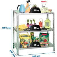 Simon Rack Advantage 3/400 1000 Metaalplank 1000x900x400 Mm