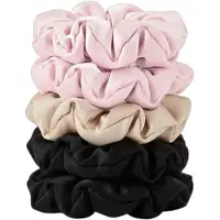 Yuaia Haircare Yuaia 5-pak Soft Satin Scrunchies Medium Blush 5 stk.
