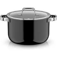 WMF Fusiontec Mineral Pro, pan met deksel, 24 cm, zwart, artikelnummer 122517