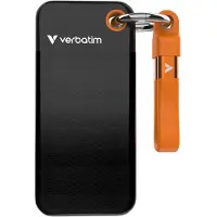 Verbatim Pocket 2 TB Externe SSD harde schijf USB-C 3.2 Gen 2 Zwart, Oranje 32197