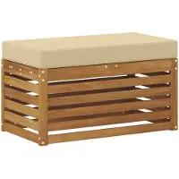 vidaXL Buitenstoel Bank Massief Acacia Hout Naturel