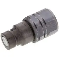 Tameson Stalen DN 12.5 Vlakdichtende Koppeling Insteeknippel G 3/4 inch Binnendraad ISO 16028 D 24.5mm
