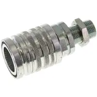 Tameson Stalen DN 12.5 Hydraulische Koppeling Snelkoppeling 12 mm L Knelring Schotkoppeling ISO 7241-1 A/8434-1 D 20.5mm