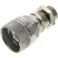 Tameson Stalen DN 12.5 Hydraulische Koppeling Insteeknippel 16 mm S Knelring Schotkoppeling ISO 14541/8434-1 D M36 x 2