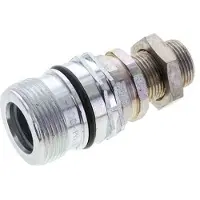 Tameson Stalen DN 12.5 Hydraulische Koppeling Snelkoppeling 15 mm L Knelring Schotkoppeling ISO 14541/8434-1 D M36 x 2