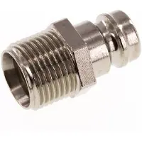 Tameson Messing DN 9 Tempereerkoppeling Insteeknippel G 3/8 inch Buitendraad Dubbele afsluiting