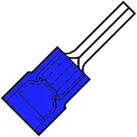 Klemko Geïsoleerde Pin Terminal M9 Blauwe Nylon 1.5-2.5mm² - 156656 [100 Stuks]