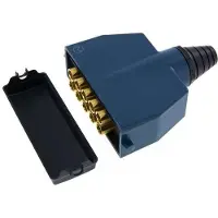 Tameson Messing Meervoudige Koppeling Insteeknippel 10x8 mm Push-in-aansluitingen