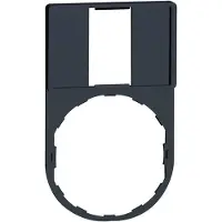 Schneider Electric Harmony Legenda Houder 30x50mm Zwart - ZBZ33 [10 Stuks]