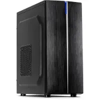 Inter-Tech B-48 Midi-tower PC-behuizing Zwart Met ventilatiesleuven