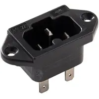 Kaiser Martin MK IEC Invoerstekker C16A Aardklem6.3 - 771/63/sw [100 stuks]
