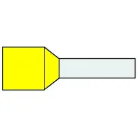 Klemko Geïsoleerde Draadkabelschoen 150mm² Geel 32mm Standaard - 720137 [25 Stuks]