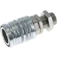 Tameson Stalen DN 12.5 Hydraulische Koppeling Snelkoppeling 15 mm L Knelring Schotkoppeling ISO 7241-1 A/8434-1 D 20.5mm
