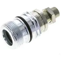 Tameson Stalen DN 12.5 Hydraulische Koppeling Snelkoppeling 10 mm L Knelring Schotkoppeling ISO 14541/8434-1 D M36 x 2