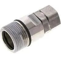 Tameson RVS DN 25 Hydraulische Koppeling Snelkoppeling G 1 inch Binnendraad D M48 x 3