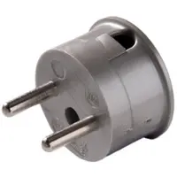 Kaiser Martin Stekker Zij Kabelinvoer Geen Aarding Contact Zilver - 599/si [80 stuks]