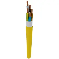 TKF H07BQ-F 5G2.5mm Industriële Flexibele Kabel Geel - 9621 [2 Meters]