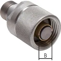 Tameson Stalen Hydraulische Koppeling Insteeknippel 16 mm S Snijring ISO 14540/8434-1 D M36 x 3