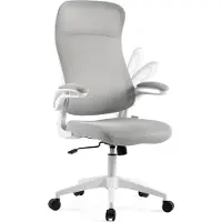 Sense7 Revo - Bureaustoel - Draaistoel - Ergonomische Bureaustoel - in Hoogte Verstelbaar - Rugleuning van Mesh - Verstelbare Armleuningen - Grijze