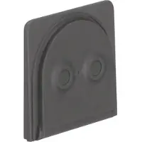 Hager Berker W1 Grijze kabeldoorvoer voor 2 kabels - 18033515 [5 stuks]