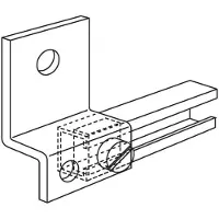 Eaton C-Profiel Wandbevestigingsbeugel 85x23mm - 1042705