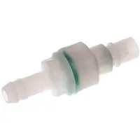 Tameson PVDF DN 7.2 Koppeling Insteeknippel 9 mm Slangpilaar Dubbele afsluiting