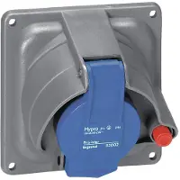 Legrand Inbuilt Hypra Plastic IP44 LS 200-250V 63A 2P+A - 053601