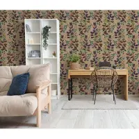 A.S. Création VEREN BEHANG | Glamour - Creme Rood Geel Grijs - Pintwalls III