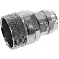Tameson Stalen DN 12.5 Hydraulische Koppeling Insteeknippel G 3/8 inch Binnendraad ISO 14541 D M36 x 2