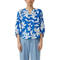 s.Oliver Blouse royal blue/koningsblauw / wit