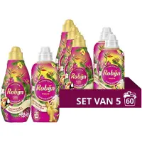 Robijn Perfect Match Wasmiddel en Wasverzachter Pakket - Tropical - 5 stuks - 60 Wasbeurten