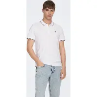 Only & Sons Shirt 'Fletcher' zwart / wit