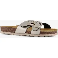 Hush puppies dames bio slippers taupe maat 40