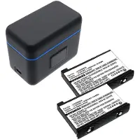 123accu 2 stuks: Insta360 X4 / CINSBBMA accu met oplader (3.85 V, 2350 mAh, huismerk)